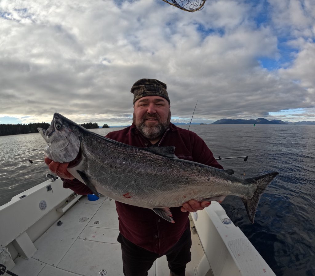 Ketchikan fishing charters winter king salmon catch on the 4 C's