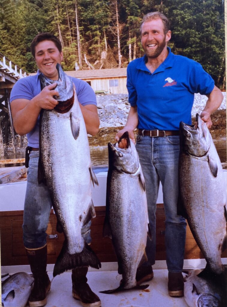 54 pound king salmon Ketchikan Alaska fishing charter