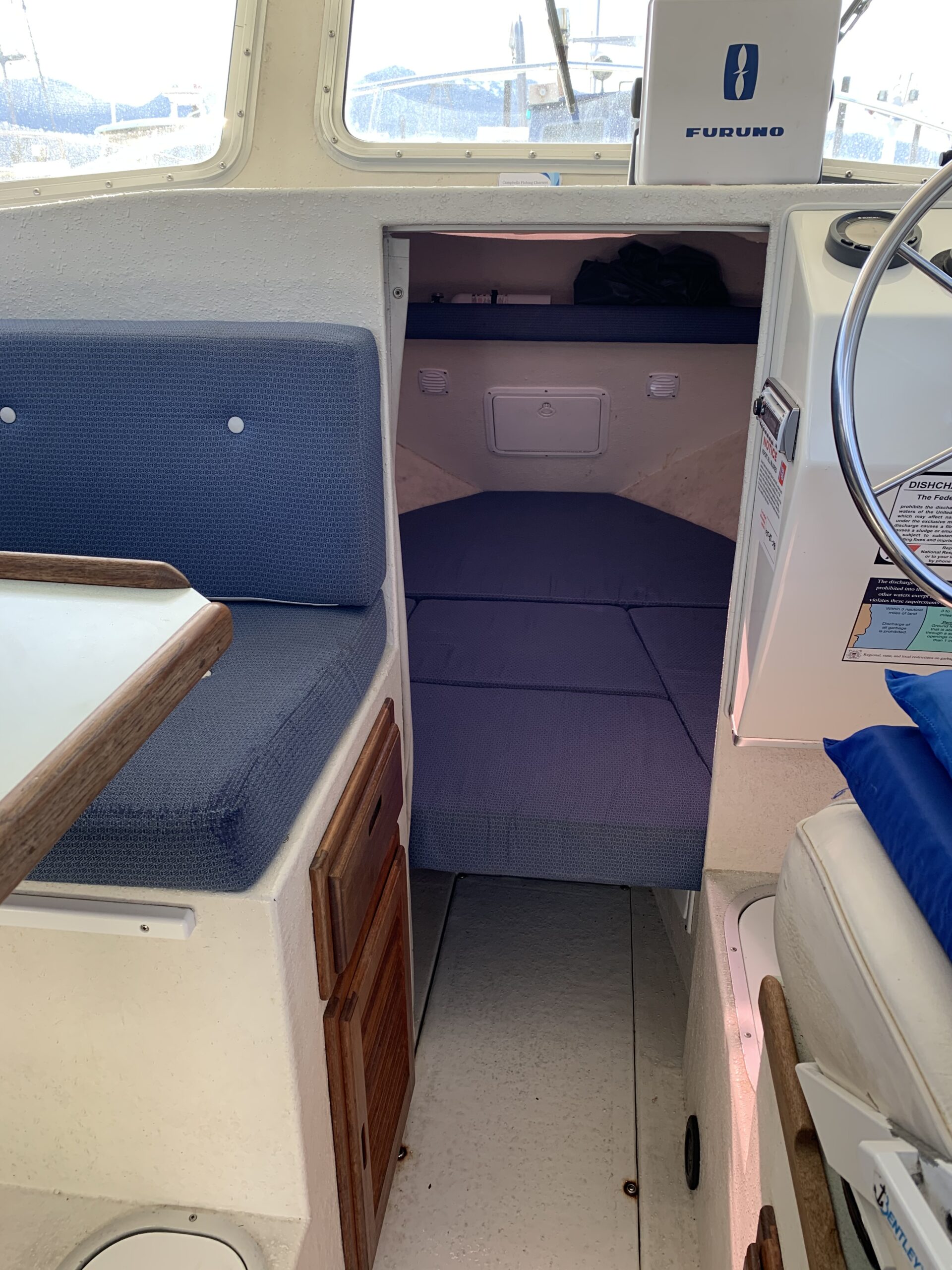 Cabin and V-Berth on the 4C's