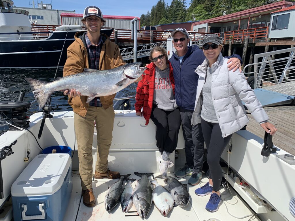 King Salmon in Ketchikan Alaska 4 hour salmon charter