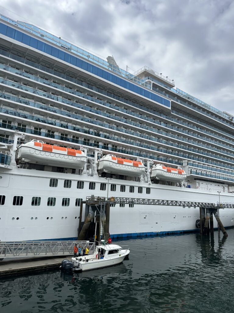 4 C's picking up guests for a 4hour fishing charter in downtown Ketchikan Alaska height=