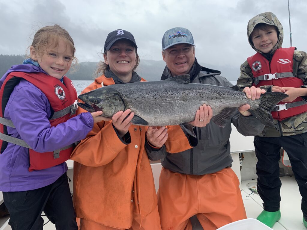 Group fishing trip with Campbell’s Fishing Charters in Ketchikan Alaska height=