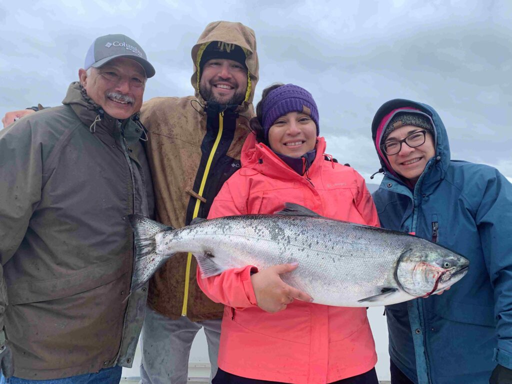 Group fishing trip with Campbell’s Fishing Charters in Ketchikan Alaska height=