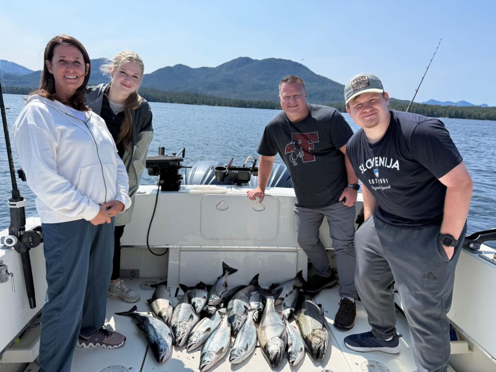 Ketchikan salmon fishing aboard the 4 C's with Captain Cable